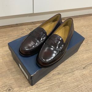 cole haan penny loafers burgundy size us 9e
